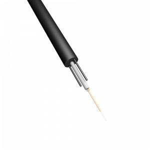 Outdoor fiber optics cable, unarmored, GYXY type