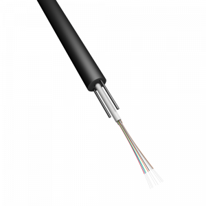 Outdoor fiber optics cable, unarmored, GYXY type