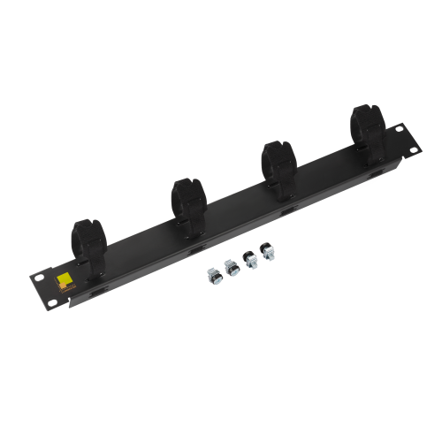 19" cable manager with four Velcro ties, 1U