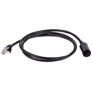 UTP cat. 5E patch-cord extender, RJ45 jack - RJ-45 plug