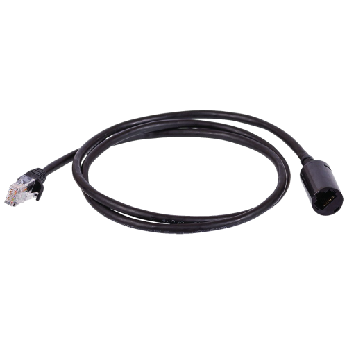 UTP cat. 5E patch-cord extender, RJ45 jack - RJ-45 plug